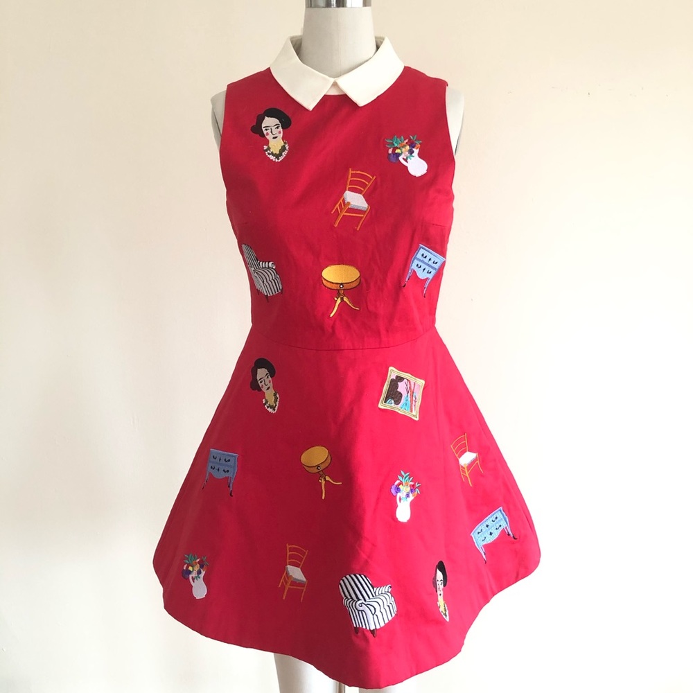 Adorable Retro Frida Mini Dress